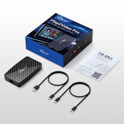 OTTOCAST Play2Video Pro – Wireless CarPlay & Android Auto Adapter for YouTube, Netflix, IPTV Car Accessories for Kia & Toyota
