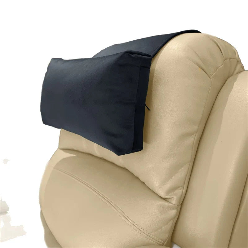 Velvet Adjustable Headrest Pillow – Non-Slip Neck Support Cushion for Car Seat & Recliner Comfort Rest