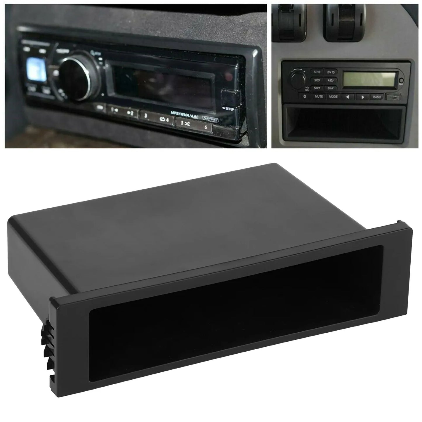 Car Auto 1Din Stereo Radio Dashboard Storage Box – Inner Organizer for Chevrolet Cruze Coupe 2-Door 6.2L 2016