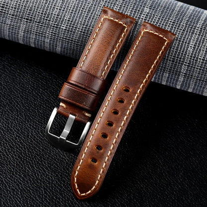 Genuine Calfskin Leather Watch Strap – 20mm & 22mm for Huawei Watch GT 4/3, Amazfit GTR & Galaxy Watch 5/6