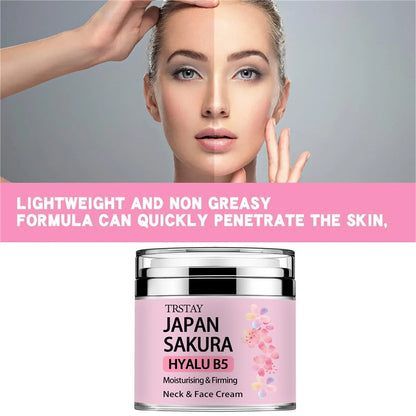 Japan Sakura Hyaluronic Acid Cream – Tone Up & Moisturizing Skincare