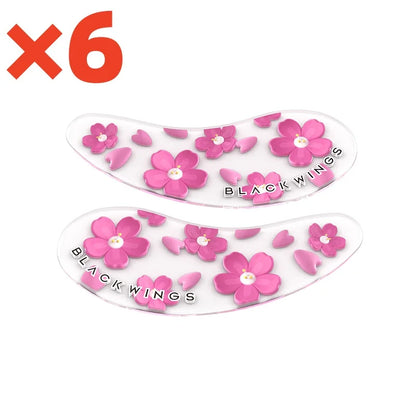 Blackwings Reusable Silicone Cooling Eye Patches – Gel Eye Mask for Dark Circles & Puffy Eyes (6 Pairs)