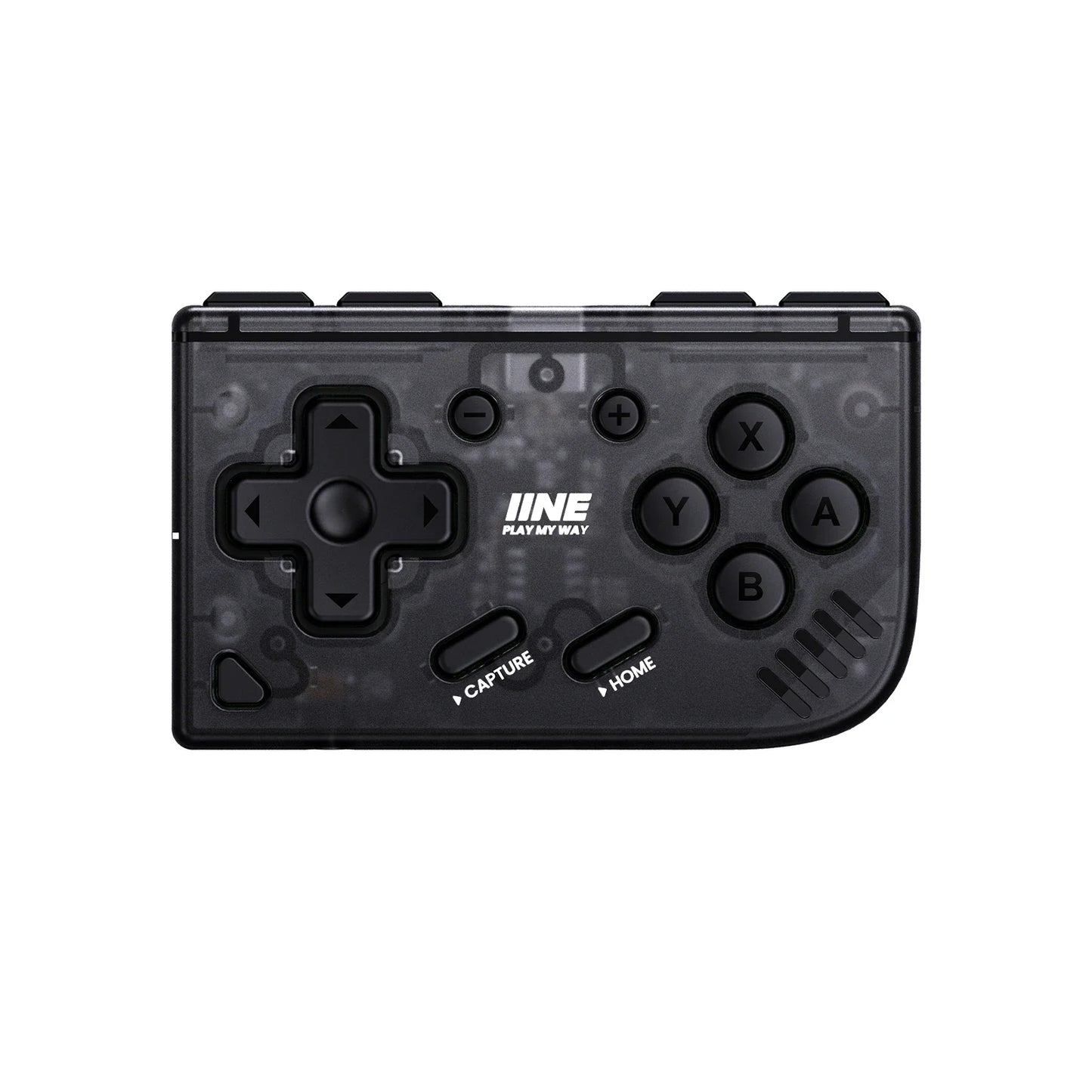 IINE Mini Retro Ananke Controller – Turbo Function, Interchangeable Joystick & D-Pad, Multi-Platform Support, ZL & ZR Buttons