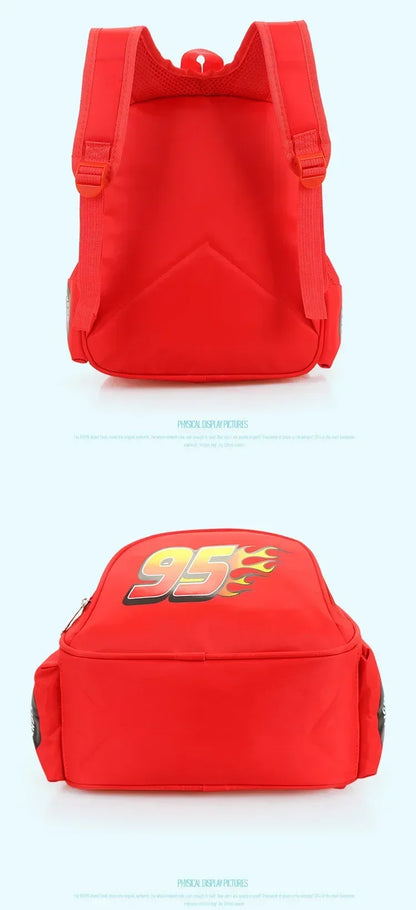 Hot Kindergarten Cartoon 3D Car Travel Backpack – Waterproof Boys Backpack for Kids 2-5 Years Old