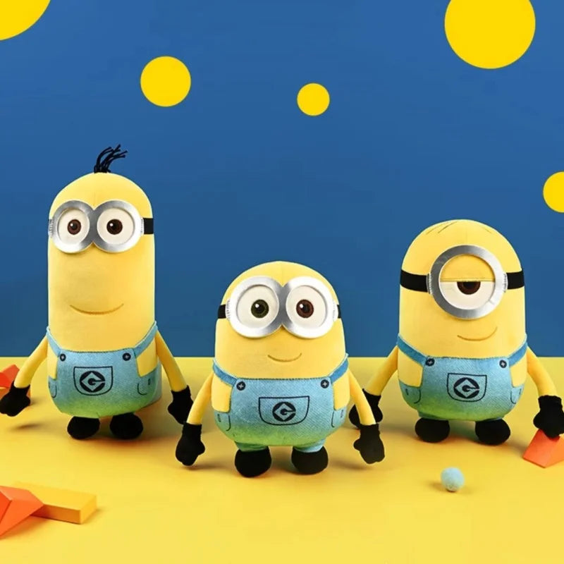 Genuine Minions Plush Toys – Bob & Stuart Soft Dolls, Perfect Christmas & Birthday Gifts for Kids