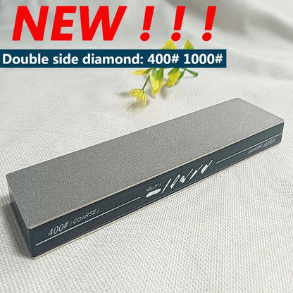 Professional Double-Sided Whetstone Knife Sharpener – Kitchen Sharpening Stone 240/600/1000/3000 Grit