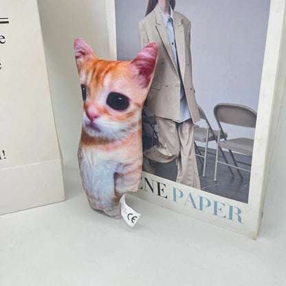 21cm Cute El Gato Cat Plush Toy – Wowwow Cat Doll, Simulation Stuffed Animal, Perfect Kids' Collectible Toy for Birthday and Holiday Gifts