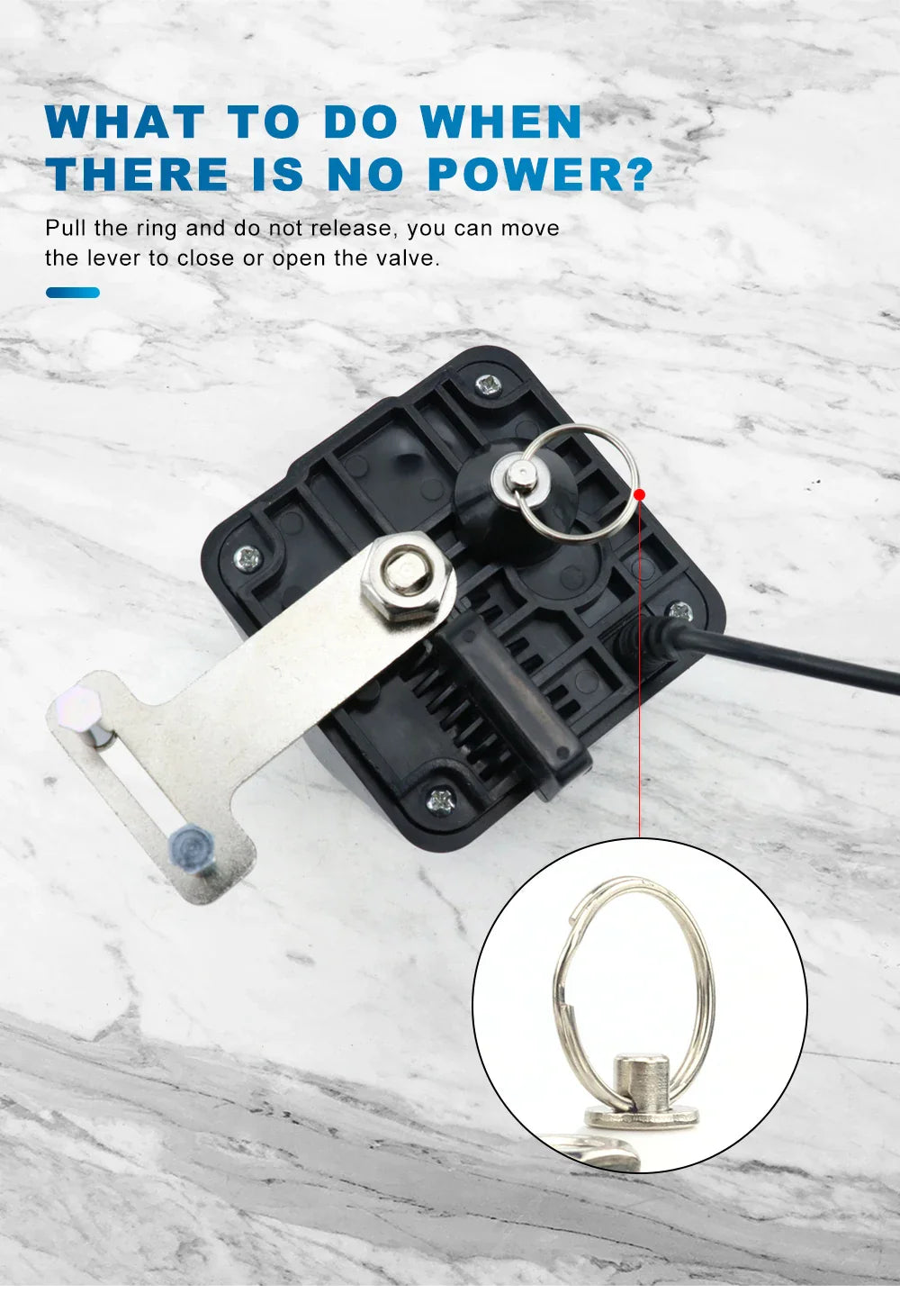 Tuya Zigbee Smart Gas & Water Valve Controller – WiFi Irrigation Timer Compatible with Alexa, Google Assistant, SmartLife
