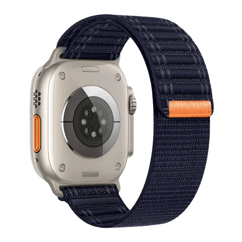 Nylon Strap for Apple Watch Band – Wave Pattern Bracelet for Ultra 2, iWatch Series 3-10, 38mm-49mm