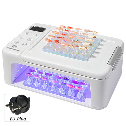 300W High-Power Nail Dryer Lamp with Hand Pillow – 63 LED UV Lamp for Press-On Nails & Gel Curing Machine