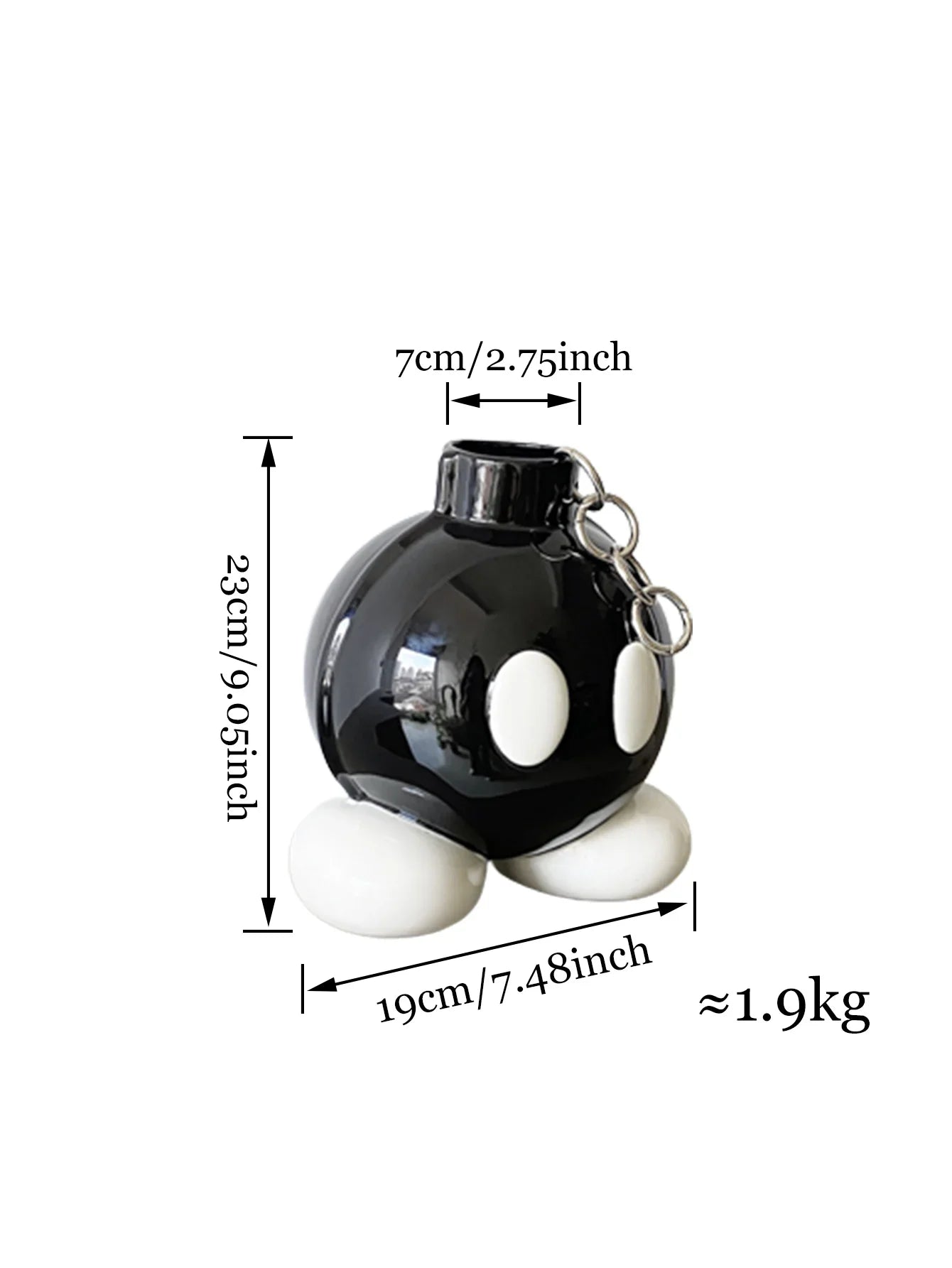 Original High-Style Ceramic Boom Vase – Ins-Style Home Decoration for Living Room, Corridor, Entrance & Balcony