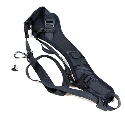 Camera Sling Strap with Safety Tether – Adjustable Comfortable Shoulder Belt for Outdoor Photography