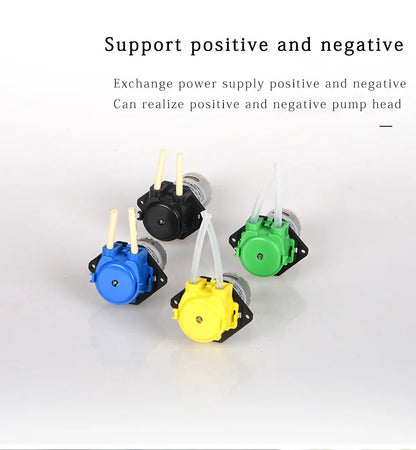 Kamoer DC 12V/24V Dosing Pump - Peristaltic Pump with Connector for Arduino, Aquarium, Lab & DIY Liquid Applications