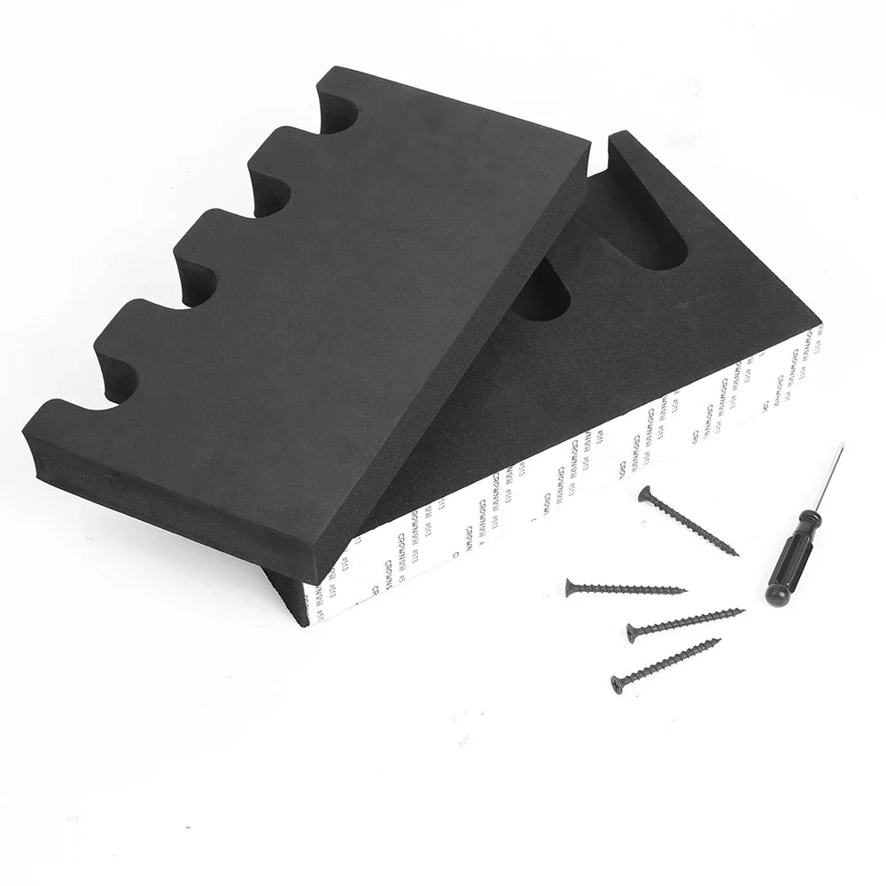 3/4/6 Slot Foam Gun Rack - Universal Pistol Holder for Glock, Handgun Display Stand & Gun Safe Organizer