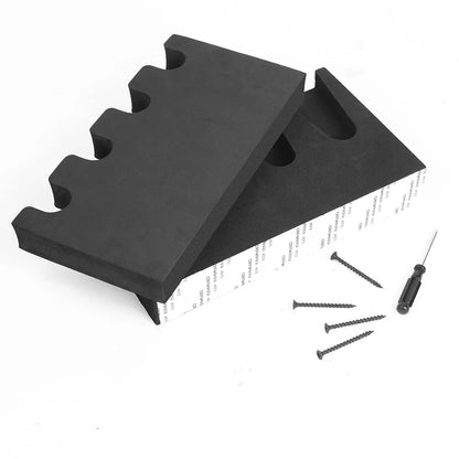 3/4/6 Slot Foam Gun Rack - Universal Pistol Holder for Glock, Handgun Display Stand & Gun Safe Organizer