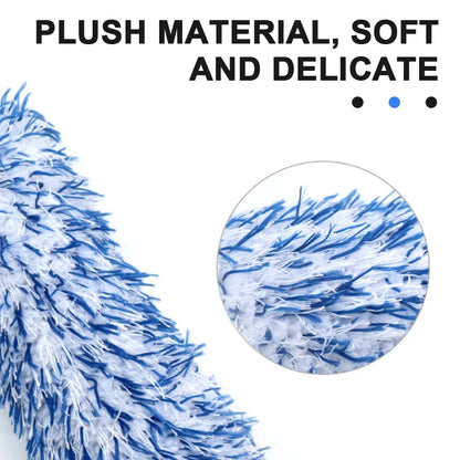 SEAMETAL Car Wheel & Tire Cleaning Brush – Portable Plush Hub Brush for Car Detailing and Dust Removal