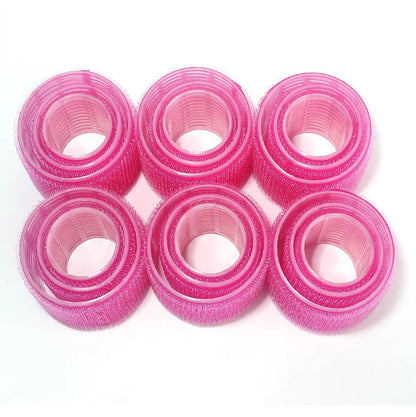 28pcs Hair Roller Set – 18 Plastic Self-Grip Curlers in 3 Sizes with 10 Metal Clips for DIY Hairdressing