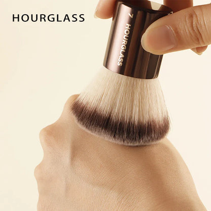 Hourglass Retractable Makeup Brush Set – Professional Eyeshadow, Foundation, Concealer, Powder, Bronzer, Blusher & Eyeliner Brushes