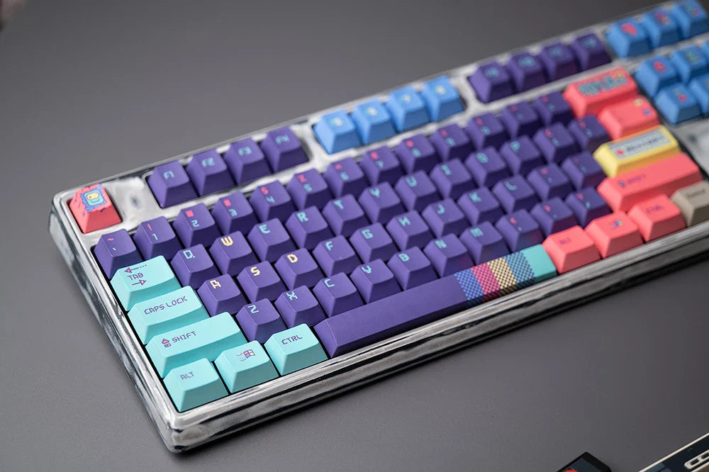 Retro Gamepad Keycap 6.25u Spacebar – Artisan ABS Keycap for MX Switches, Black & White for Mechanical Gaming Keyboards