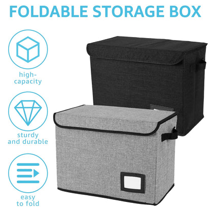 Comic Book Storage Bag with Handle – Washable Foldable Multipurpose Organizer for Home & Office