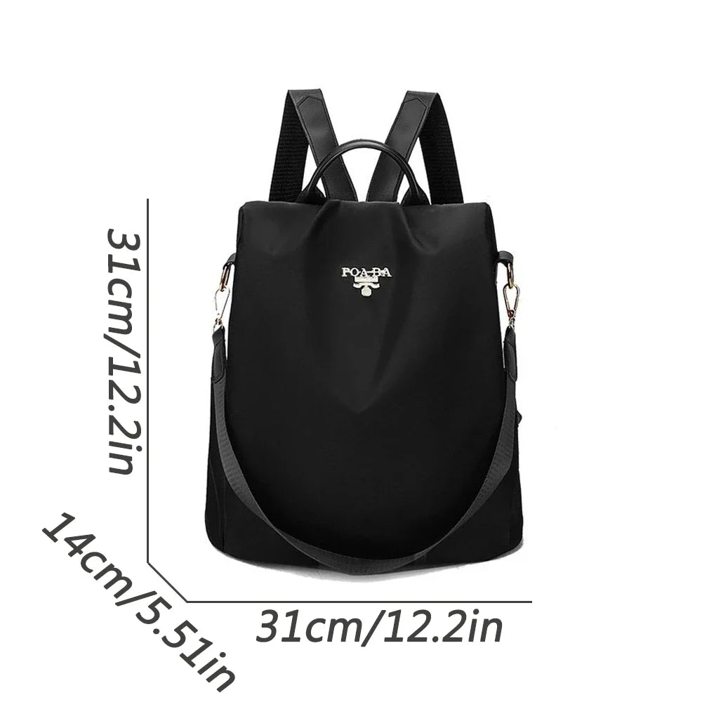 Multi-Functional Backpack for Women - Simple, Versatile, Dual-Use Waterproof and Anti-Theft Bag