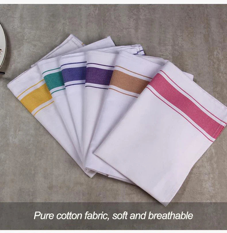European Cotton Kitchen Towel Placemat — Thickened Cup Cloth Mat for Restaurant & Home