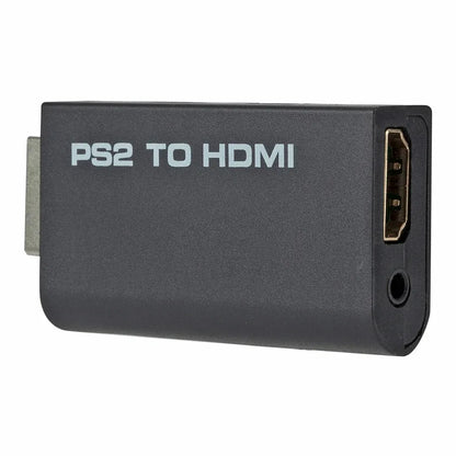 PzzPss PS2 to HDMI Converter with 3.5mm Audio Output – Supports 480i/480p/576i HD Display Modes