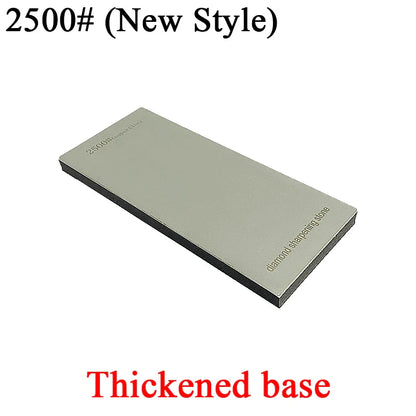 Thickened Non-Slip Diamond Knife Sharpener – 15° Kitchen Whetstone & Leather Polishing System