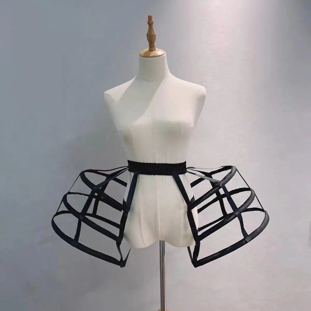 Women’s Baroque Pannier Petticoat – Victorian Bustle Hoop Skirt Underskirt Crinoline for Vintage Cosplay