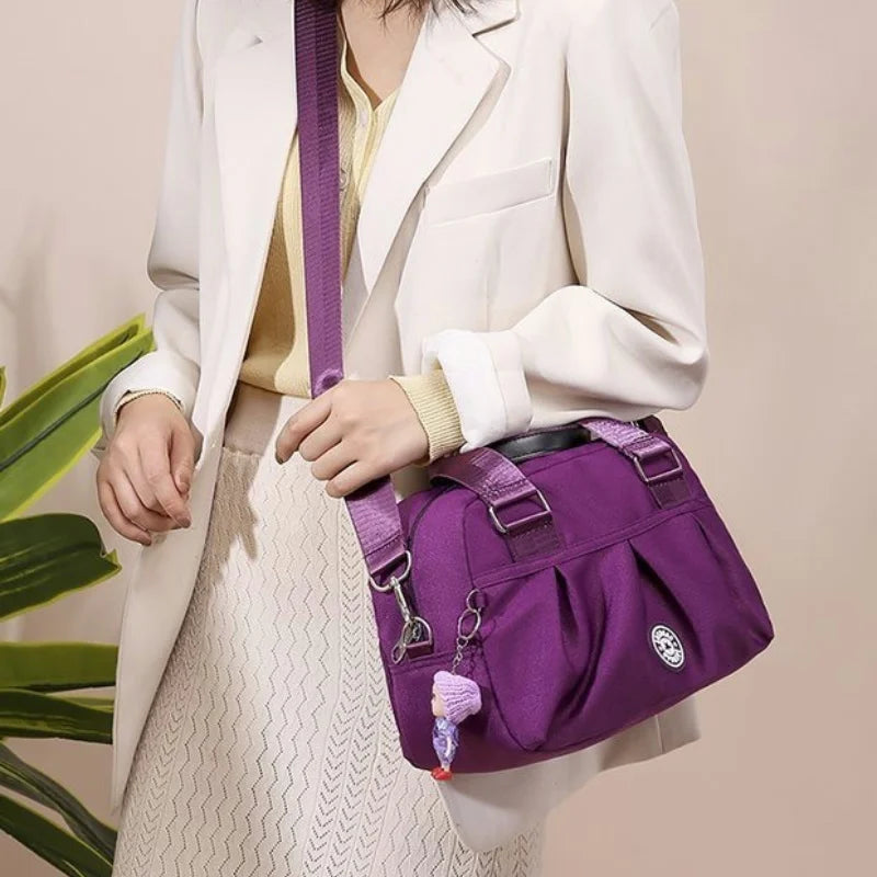 Women’s Nylon Waterproof Messenger Bag – Casual Crossbody & Shoulder Handbag, High-Quality Multifunctional Bag