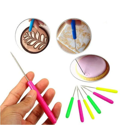 3PCS Cake Scriber Needle Model Tool Set - Sugarcraft Decorating Tools for Fondant, Cookies, and Baking