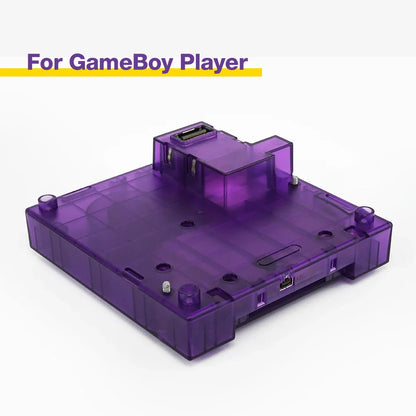 Bitfunx Translucent Base Case – GC Replacement Shell for GBA Gameboy Player Dol-017 NGC Console