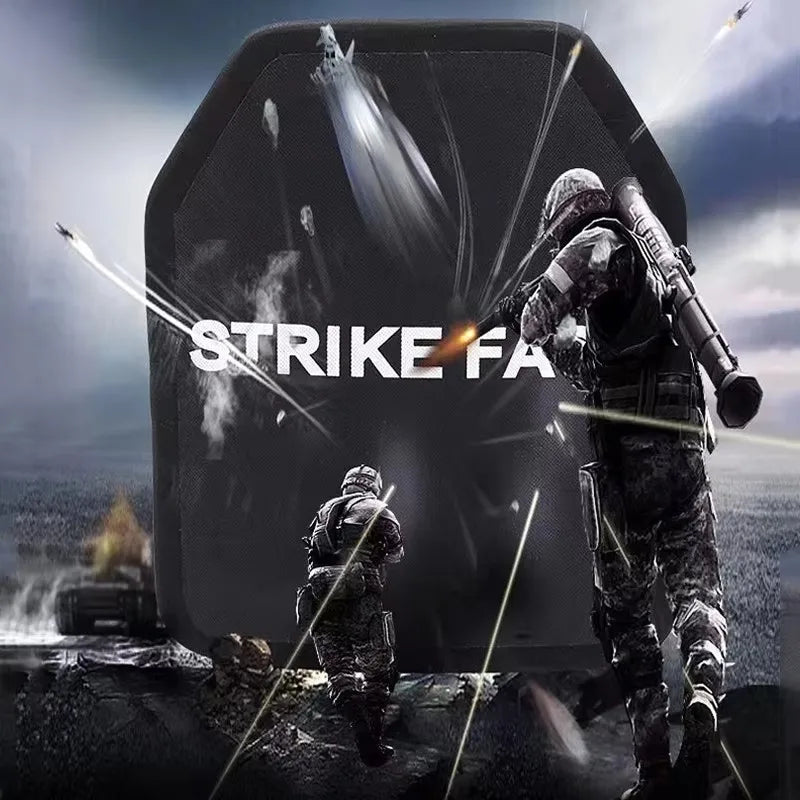 25x30cm Bulletproof Plate | Lightweight UHMWPE & Aramid Tactical Body Armor Protection