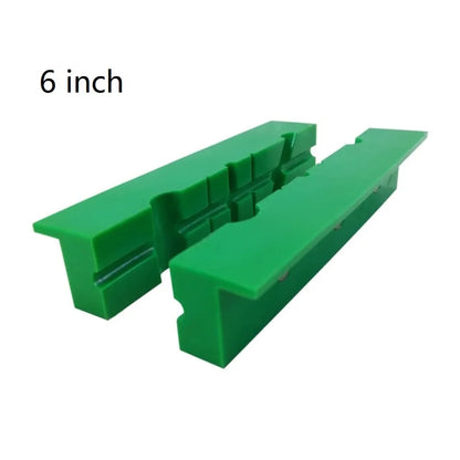 2PCS Magnetic Soft Jaw Pads – 4/5/6 Inch Rubber Pads for Metal Vise Bench Machine Tools