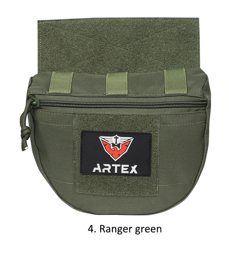 JPC/CPC Tactical Chest Pouch – Large Sub-Pouch MOLLE Expansion for Vest & Lower Belly Storage