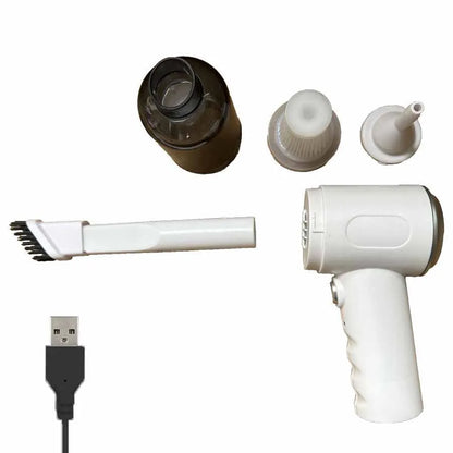 9000Pa Wireless Car Vacuum Cleaner – USB Rechargeable 1200mAh Mini Wet & Dry Portable Household Cleaner