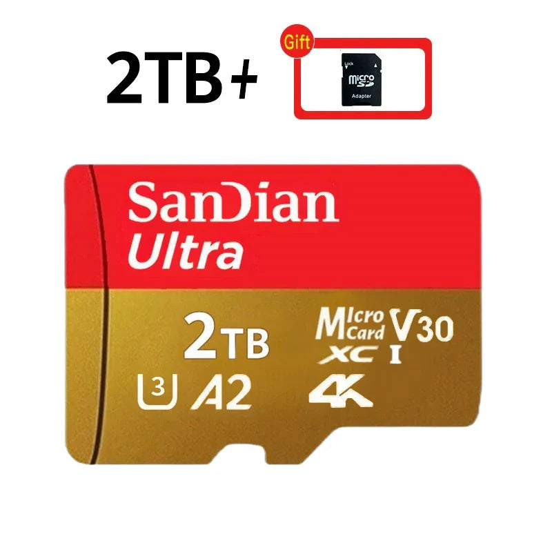 SanDian High-Speed SD & Micro SD Card – 256GB, 512GB, 1TB, 2TB Memory for Phone, Drone & Devices