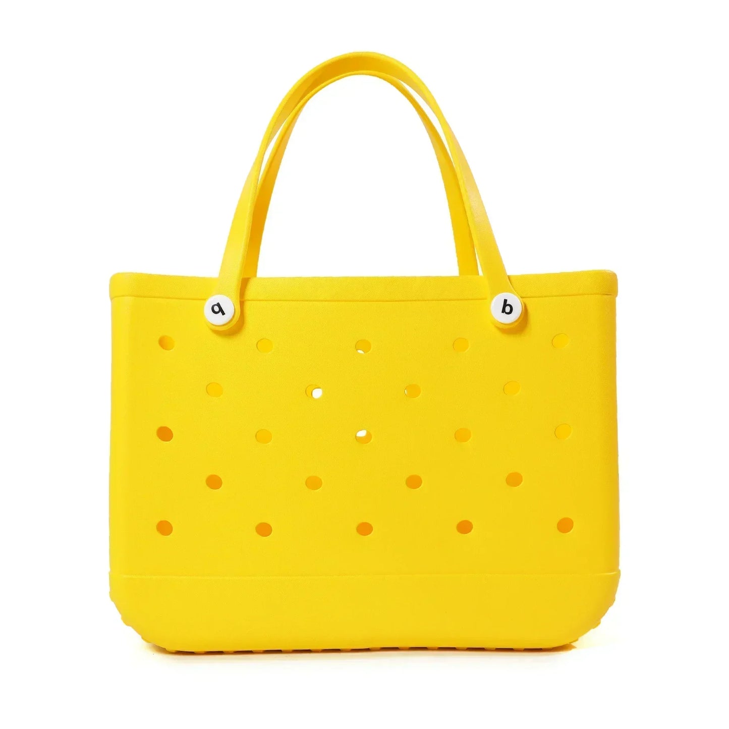 EVA Beach Bag for Women - Waterproof Bogg Rubber Travel Tote, Washable Handbag for Sports, Beach, Market, Pool