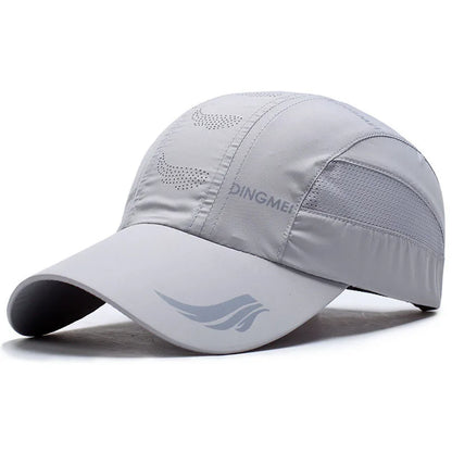 2024 Summer Sports Cap – Men’s and Women’s Quick-Dry Baseball Snapback, Running, Golf, Kpop Solid Mesh Hat