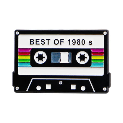 Vintage 1981 Retro Tape Enamel Pin – Lapel Brooch Badge for Backpack, Clothing, Accessories, Fashion Jewelry, Gift for Friends