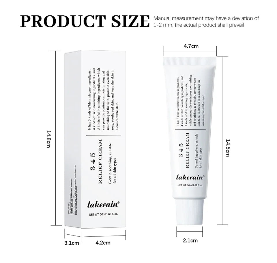 345 Relief Cream – Soothing Skincare Solution to Address Blemishes, Nourish Skin & Promote Healthy Complexion