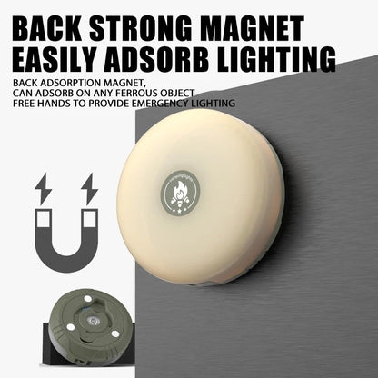 USB Rechargeable Camping Light: 10m Light String Outdoor Tent RGB Atmosphere Light - XTE LED Flashlight with Magnet Hook