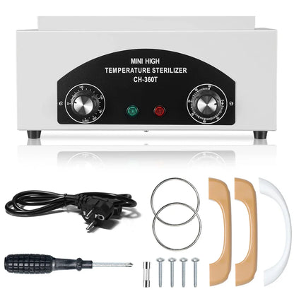 300W Metal Tools Sterilizer - High Temperature Dry Heat Sterilizer for All Metal Nail Tools