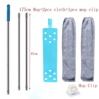 3 Size Long Handle Mops – Floor, Ceiling & Bed Dust Cleaner, Sofa Dust Removal Brush for Household Cleaning