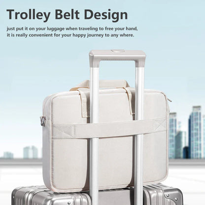 Shockproof Laptop Shoulder Bag for 13.3 15.6 inch Macbook Air, M1, M2, 2023 Pro, 16, 14 inch Huawei, Dell, Lenovo, HP - Messenger Handbag