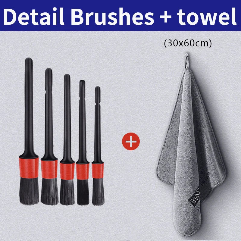 High-End Microfiber Car Wash Towel – Auto Cleaning, Drying & Detailing Cloth with Hemmed Edges for Car Care