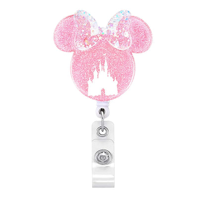 2023 Acrylic Retractable Nurse Badge Reel – Cute Anime Christmas ID Card & Key Holder Lanyard