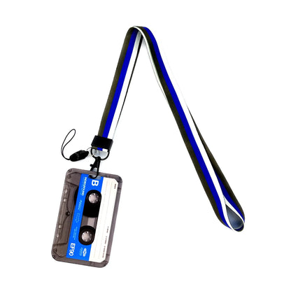 Gamer ID Card Holder Lanyard — Cool Credential Neck Strap & Badge Keychain for Men & Women