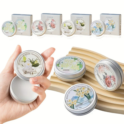 Portable Solid Perfume Balm – Long-Lasting Fragrance Deodorant for Men & Women | Pocket Size Fresh Scent for Daily Use & Dating