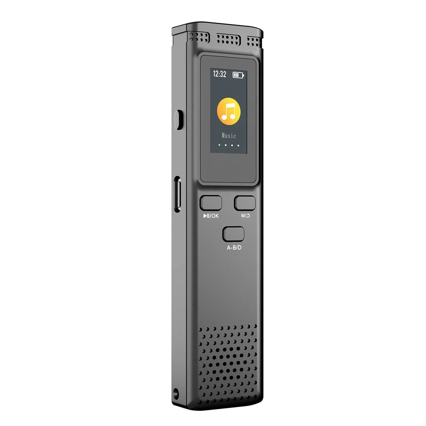 64GB/16GB/8GB Digital Voice Recorder – Voice Activated Audio Recording, Noise Reduction, MP3 Playback, 288hrs Storage